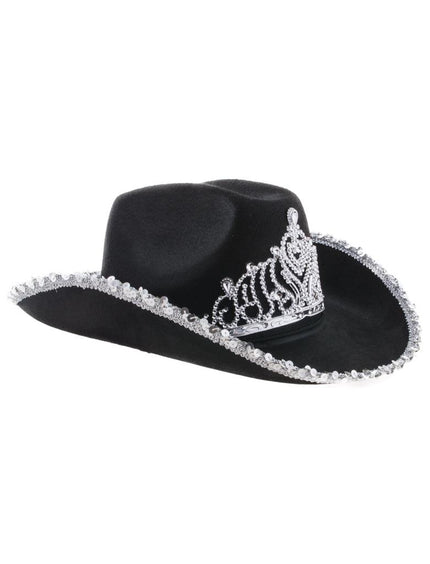 Funny Fashion Cowboyhoed met kroon diverse kleuren