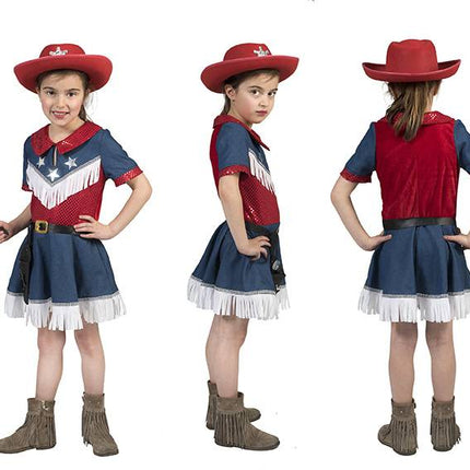 Funny Fashion Cowboyjurkje Jeans Texas voor meisjes