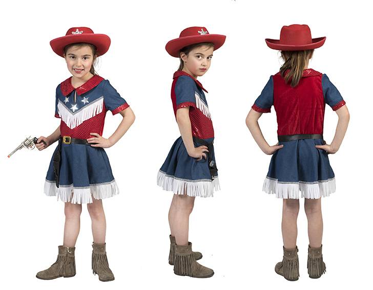 Funny Fashion Cowboyjurkje Jeans Texas voor meisjes