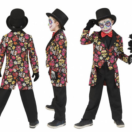 Funny Fashion Day of the dead kostuum Muerto Manu jongen