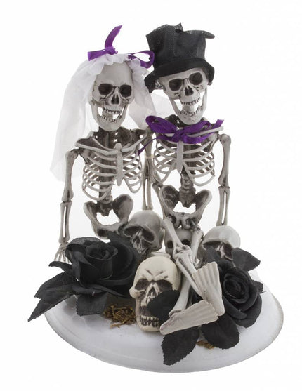 Funny Fashion Deco skelet bruid en bruidegom