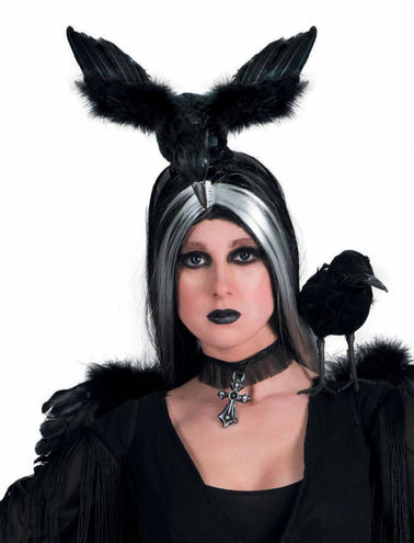 Funny Fashion Diadeem met grote  kraai