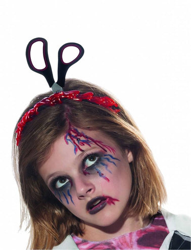 Funny Fashion Diadeem schaar door hoofd