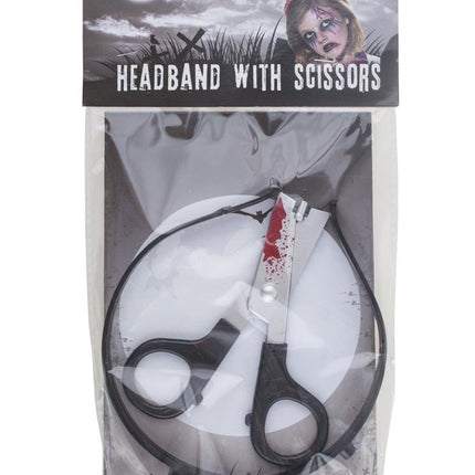 Funny Fashion Diadeem schaar door hoofd