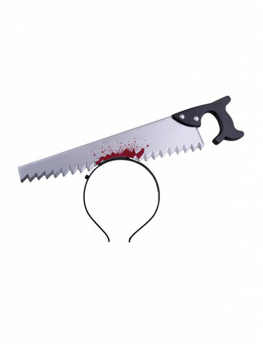 Funny Fashion Diadeem zaag door hoofd