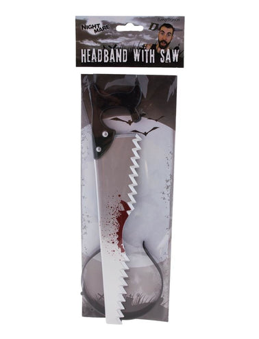 Funny Fashion Diadeem zaag door hoofd