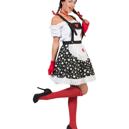 Funny Fashion Dirndl rokje edelweis
