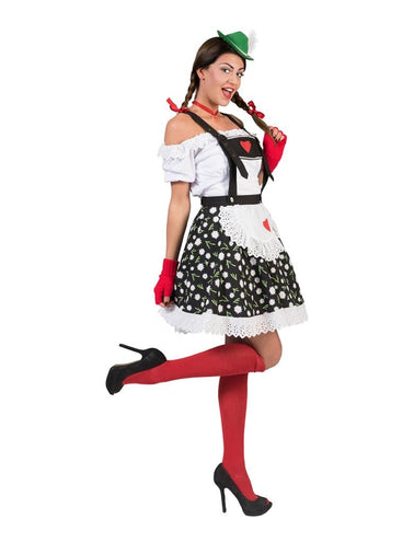 Funny Fashion Dirndl rokje edelweis