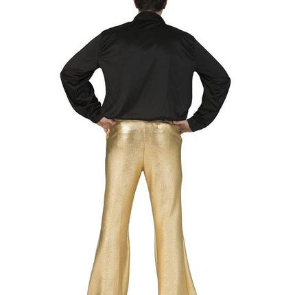 Funny Fashion Disco broek Fever goud