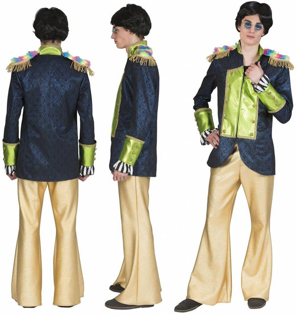 Funny Fashion Disco broek Fever goud