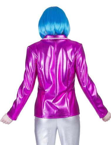 Funny Fashion Disco Fever jas roze/fuchsia dames
