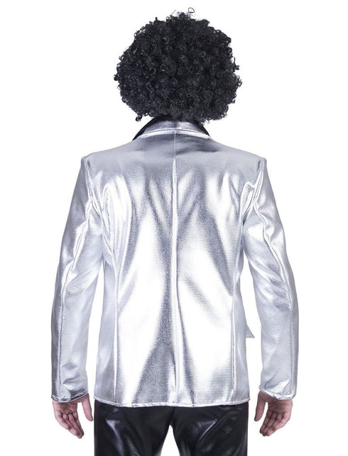 Funny Fashion Disco Fever jas zilver heren