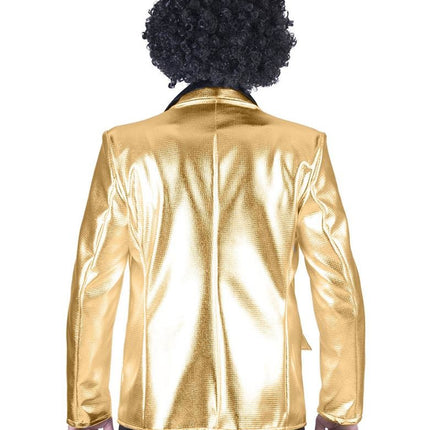Funny Fashion Disco Fever jasje goud heren