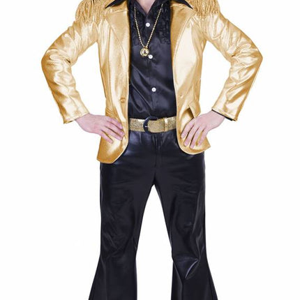Funny Fashion Disco Fever jasje goud heren