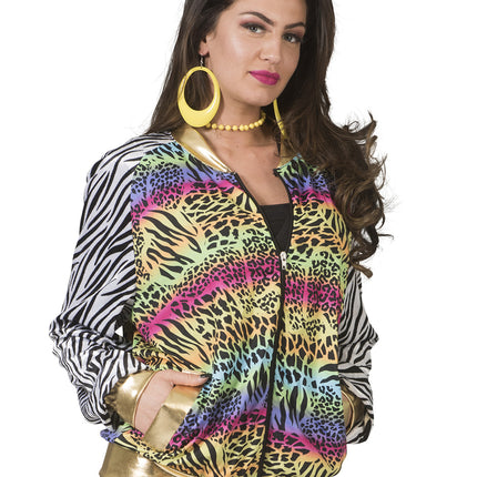 Funny Fashion Disco jasje Olivia dieren print