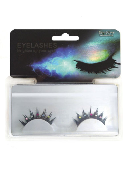 Funny Fashion Disco nepwimpers met gekleurde steentjes