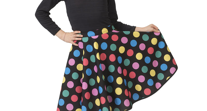 Funny Fashion Disco rok Hotty Dotty meiden