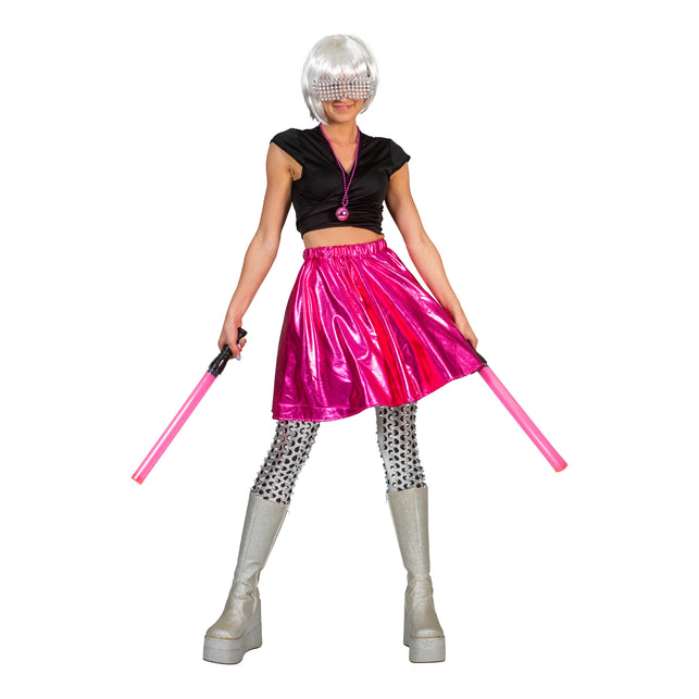 Funny Fashion Disco rok Milou roze jaren 80