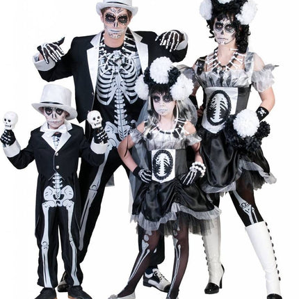 Funny Fashion Dodelijk bruidegompak voor Halloween