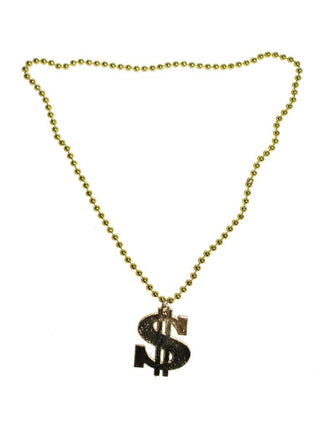 Funny Fashion Dollar ketting goud