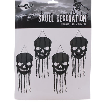 Funny Fashion Doodskoppen decoratie set