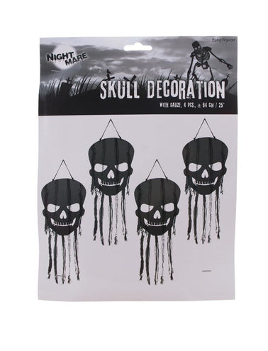 Funny Fashion Doodskoppen decoratie set