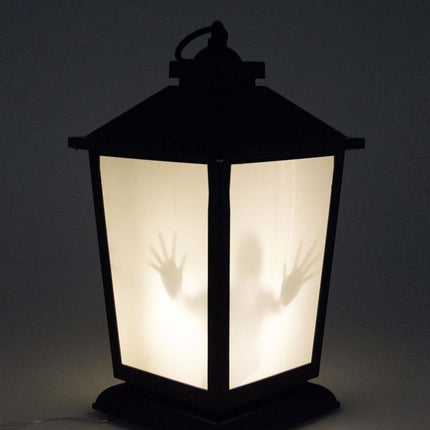 Funny Fashion Enge lantaarn met licht en geluid 36x17cm