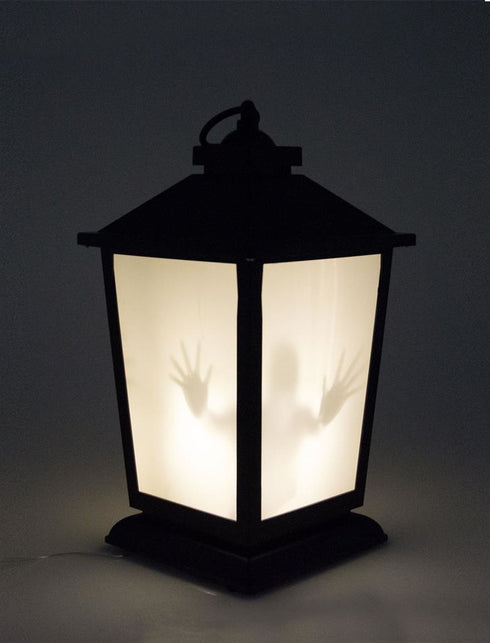 Funny Fashion Enge lantaarn met licht en geluid 36x17cm