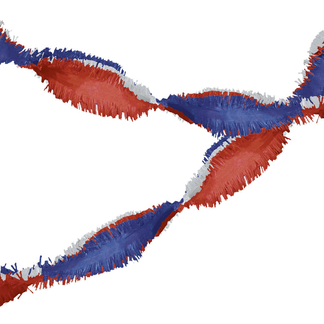 Funny Fashion Feest slinger rood wit blauw crepe 24m