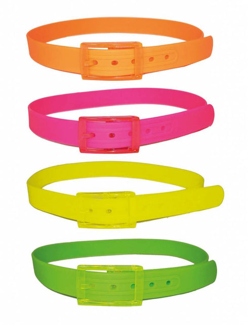 Funny Fashion Fluo roze riem