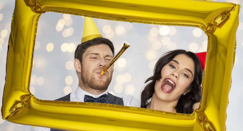 Funny Fashion Folie ballon foto lijst