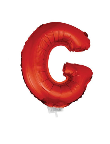 Funny Fashion Folie ballon letter G Rood