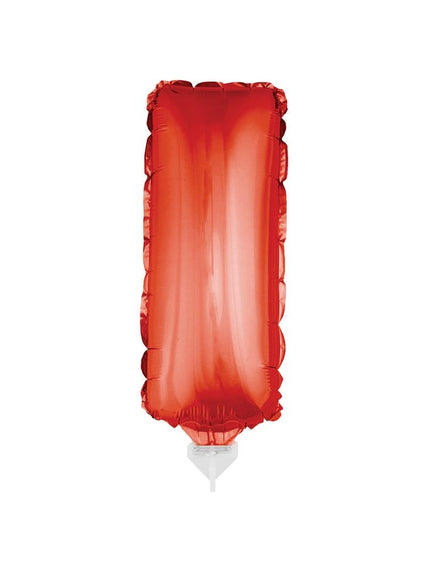 Funny Fashion Folie ballon letter I Rood