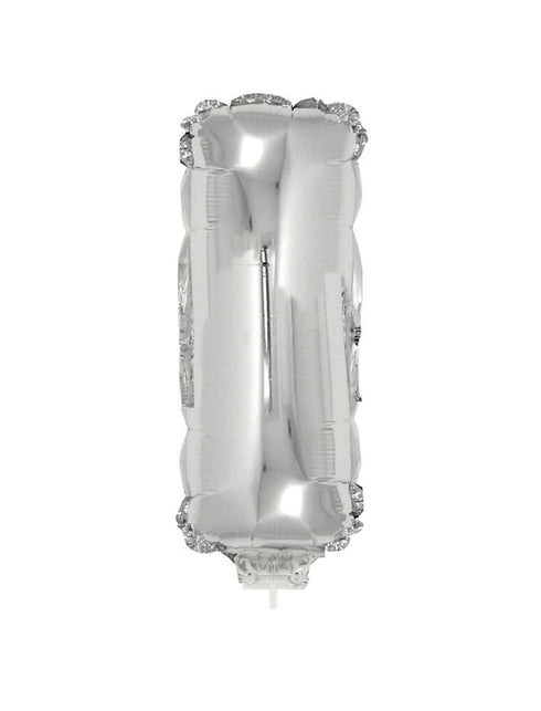 Funny Fashion Folie ballon letter I Zilver