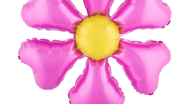 Funny Fashion Folie ballon roze bloem