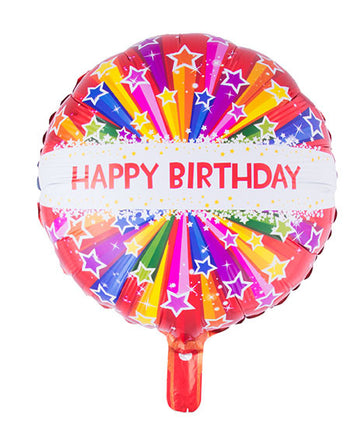 Funny Fashion Folie ballon tekst happy Birthday