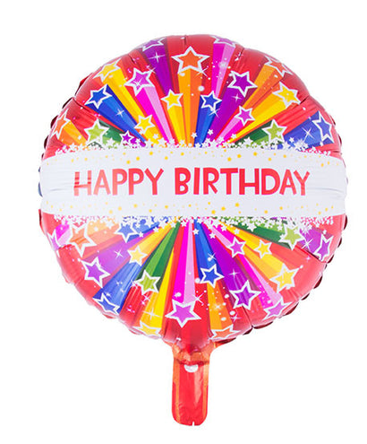Funny Fashion Folie ballon tekst happy Birthday
