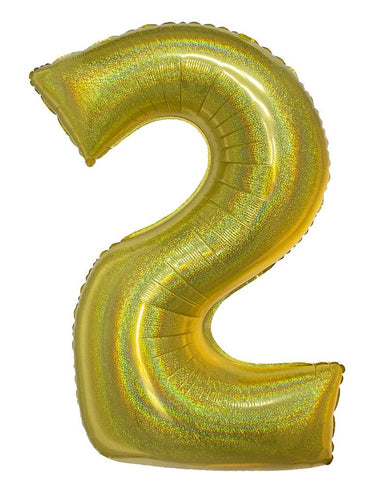 Funny Fashion Folieballon 102 cm glitter goud