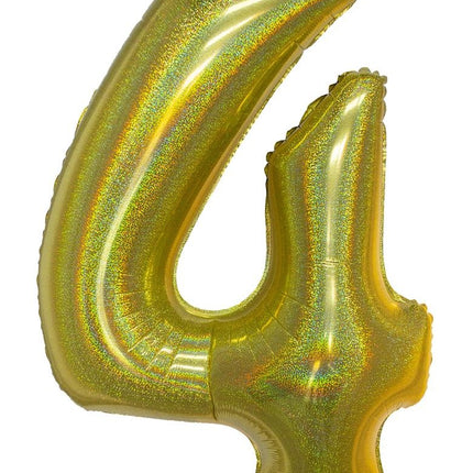 Funny Fashion Folieballon 102 cm glitter goud