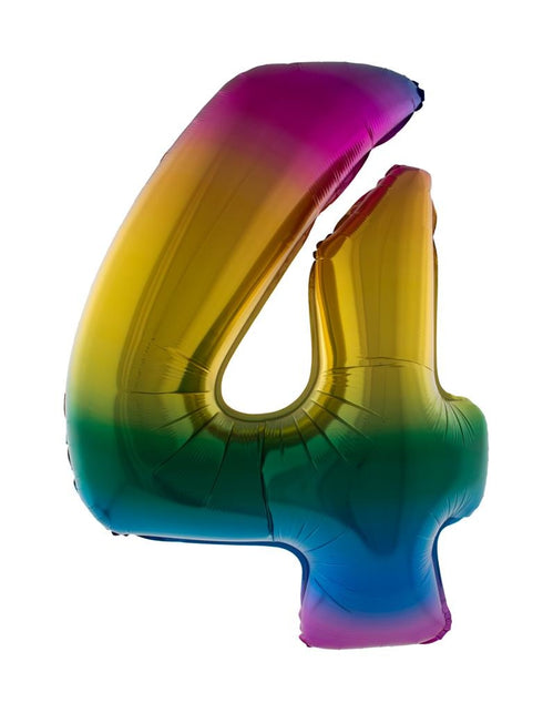 Funny Fashion Folieballon 102 cm regenboog