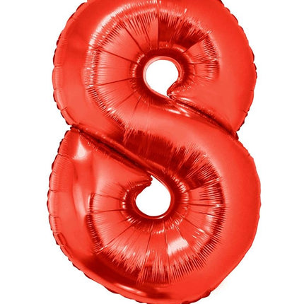 Funny Fashion Folieballon 102 cm rood