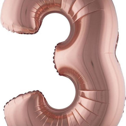 Funny Fashion Folieballon 102 cm rose goud
