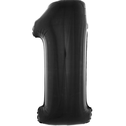 Funny Fashion Folieballon 102 cm zwart