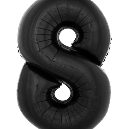 Funny Fashion Folieballon 102 cm zwart