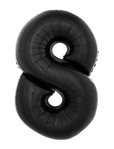 Funny Fashion Folieballon 102 cm zwart