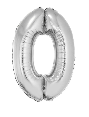 Funny Fashion Folieballon 82 cm zilver
