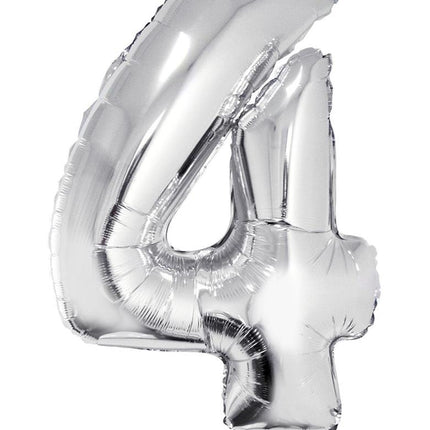 Funny Fashion Folieballon 82 cm zilver