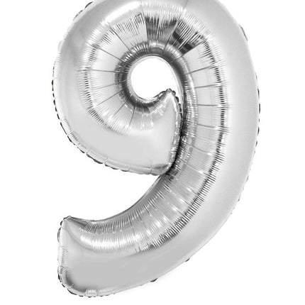 Funny Fashion Folieballon 82 cm zilver