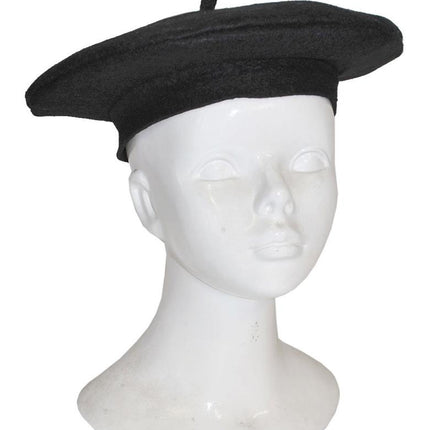 Funny Fashion Franse baret Philippe zwart