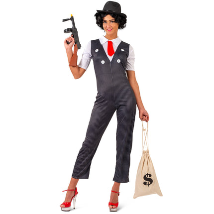 Funny Fashion Gangster pak dames gwen